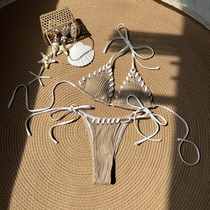 Trendy Ribbed Bikini