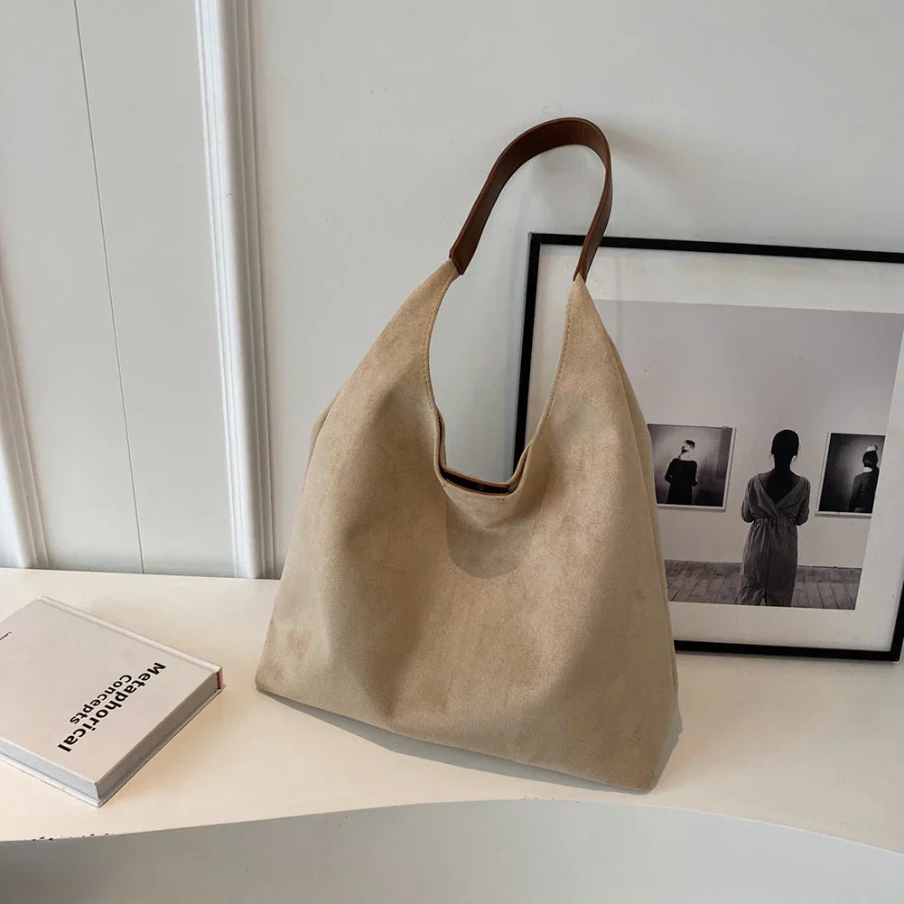 Katie | Suede Tote Bag