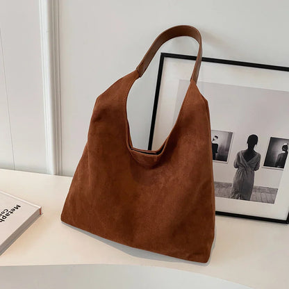 Katie | Suede Tote Bag