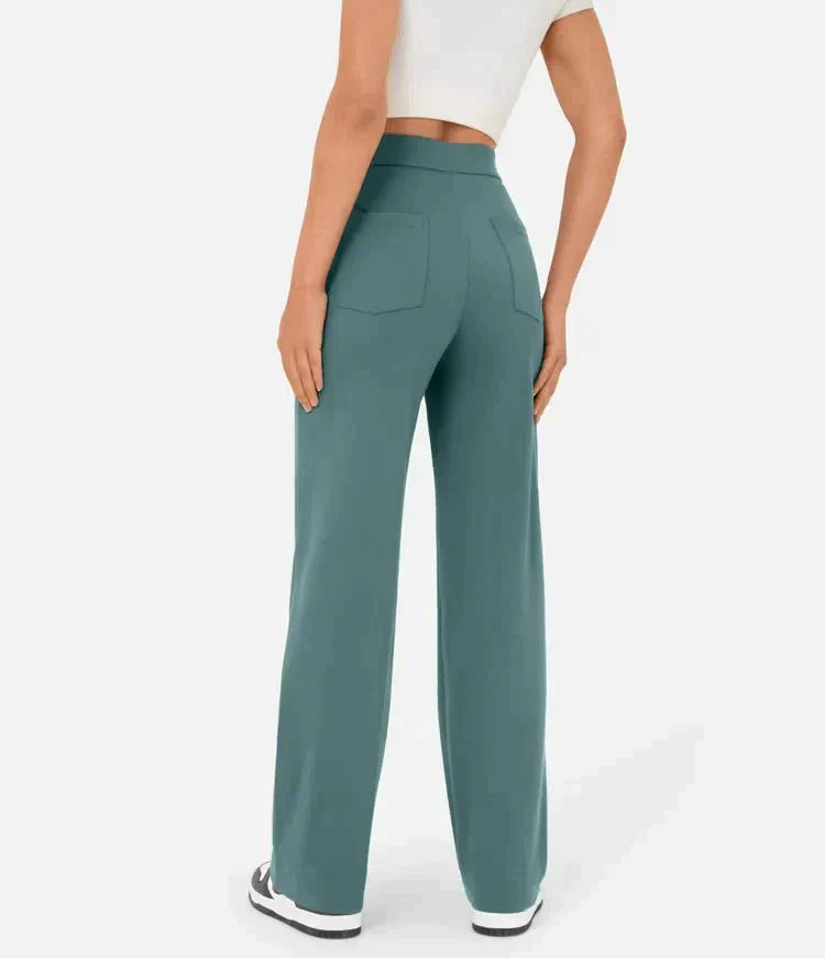 Nova™ High-waisted elastic casual trousers 