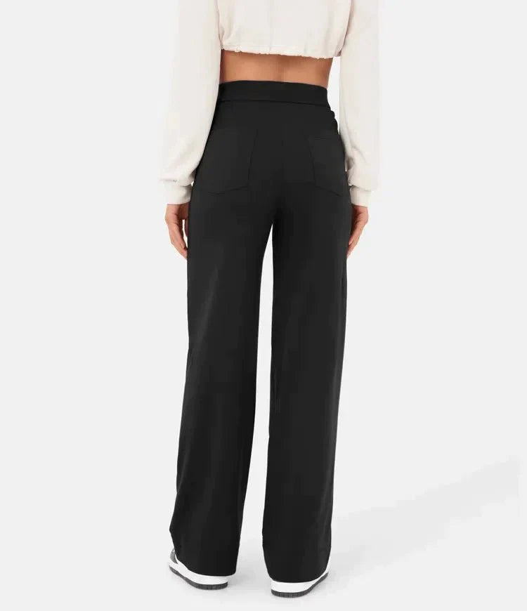 Nova™ High-waisted elastic casual trousers 