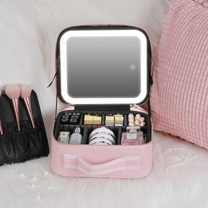 Ariana - Led Spiegel Make Up Tas