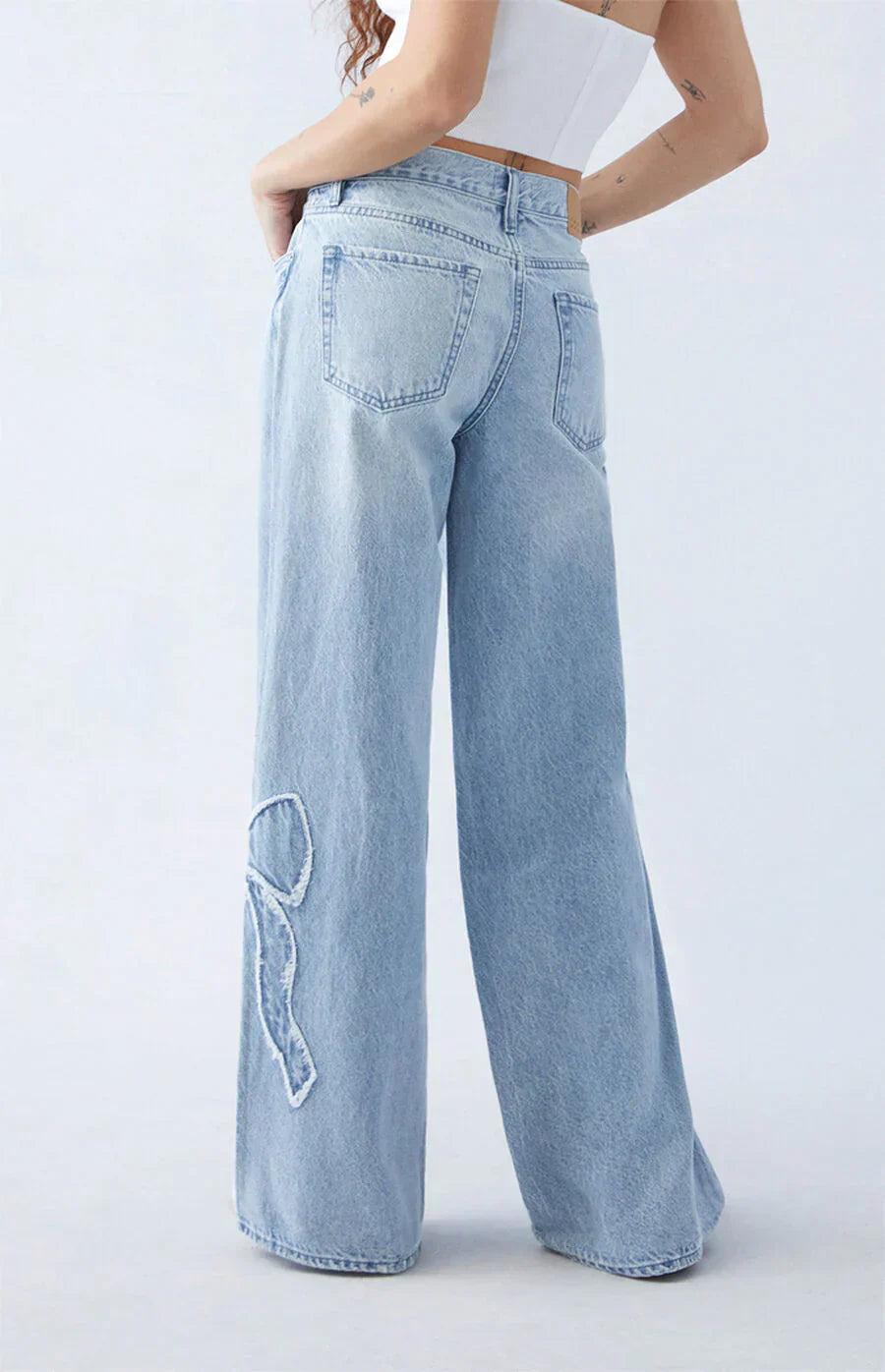 Vienna - De Baggy Jeans met Strik