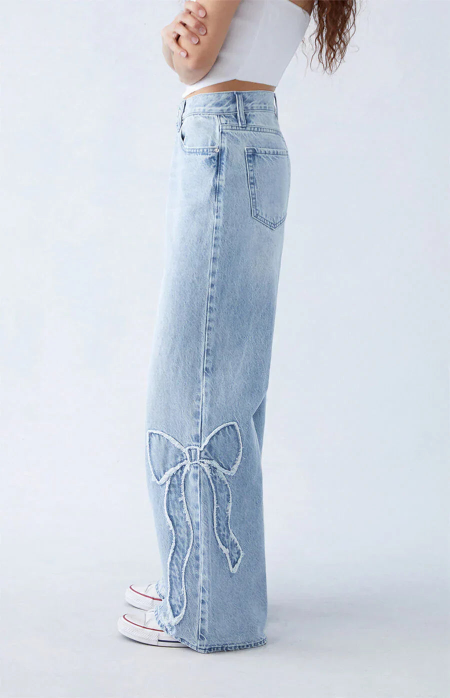 Vienna - De Baggy Jeans met Strik