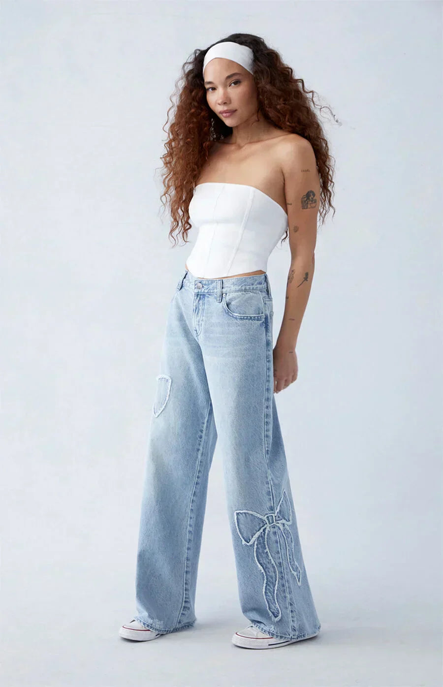 Vienna - De Baggy Jeans met Strik